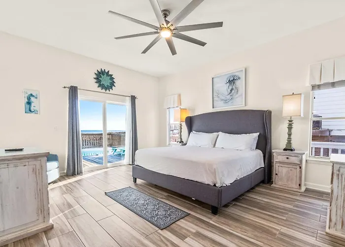 Beachfront Retreat With Private Pool Wraparound Deck & Screened-in Porch * Gulf Shores